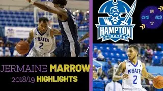 Jermaine Marrow Hampton Pirates 2018-2019 Highlights | BEST FADEAWAY JUMPER IN COLLEGE BASKETBALL!!!