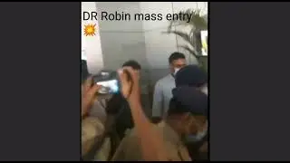 DR Rejith Kumar and DR Robin mass entry at air port 🔥💥
