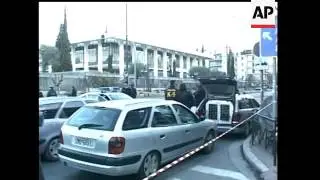 The U.S. Ambassador to Greece says no one was hurt in an attack early Friday morning on the U.S. Emb