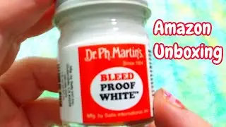 Is this Stuff Any Good? Dr.Ph Martin's Bleed Proof White/ Amazon Unboxing #amazonunboxing