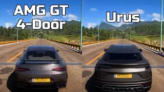 Forza Horizon 5: Mercedes-AMG GT 4-Door Coupe vs Lamborghini Urus - Drag Race