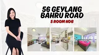 56 Geylang Bahru l Home Tour Series: High Floor Point Block 5-Room Singapore HDB