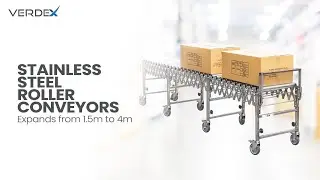 Stainless Steel Roller Conveyors by Verdex