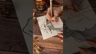 Inktober-Day 1&hellip;#drawingprocess #inkdrawing #inktober #inkdrawing #inksketch #drawingprocess