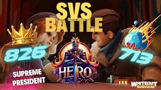 Its a burn party! SVS S713 vs S826 - Whiteout Survival