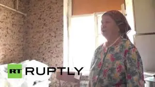 Ukraine  Donetsk homes left devastated by shelling
