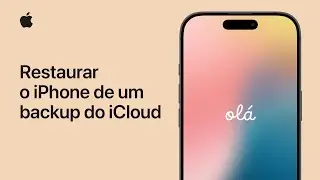 Como restaurar um iPhone ou iPad de um backup do iCloud | Suporte da Apple