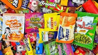 Sweet CRUSTY Waffers | Cute Rainbow Lollipops and Chocolates Unpacking | ASMR