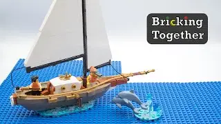 LEGO Sailboat Adventure 40487 Satisfying Speed Build Animation