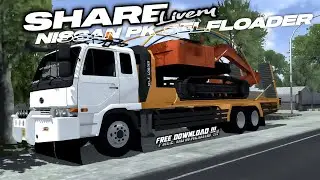 Share livery&PPL || mod bussid truck nissan diesel PK 260 selfloader