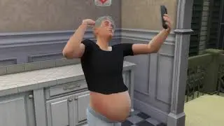 Sims 4 Мальчик-подросток рожает (MPREG) РОДЫ В ВОДЕ