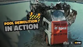 Complete Pool Demolition / Small Access Job in Temple City CA