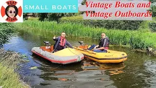 Enjoy a day on the water with this vintage small boat and outboard – it'll be a fun experience