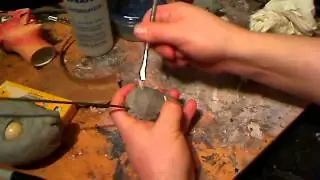 Burnishing Celluclay