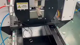 simple laser cutting machine for metal pipe cutting #mechnical #metalprocessing #lasercutting