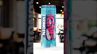 King Kongin Energy Drink BLUE RHAZZ NATURALLY FLAVORED WITH OTHER NATURAL FLAVORS