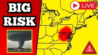The HUGE Tornado In Maryland, As It Occurred Live - 6/5/24