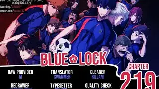 Blue lock latest chapter 219 👍 #bluelock #anime #isagiyoichi