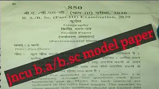 B.a model paper 2020/B.a/B.sc.geography model paper 2021/b.a sample paper