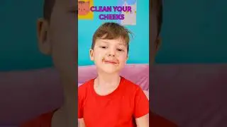 💦 Wash Your Face Lesson! #shorts #kids