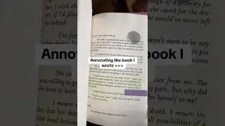 Annotating my books is so fun #booktube #booktok #author