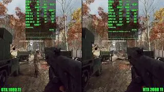 Battlefield 5  RTX 2080 TI Vs GTX 1080 TI  Ultra Settings  трассировки лучей включена