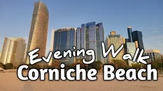 Corniche Beach || Evening Walk ||Best view in the Beach #naresh_on_wheels #workout #YoutubeUAE #walk