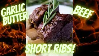 Garlic Butter Beef Short Ribs | Easy Instant Pot Recipes
