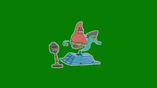 Patricio En Un Caballito 4K Pantalla Verde - Patricio Pantalla Verde