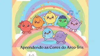 🎵Aprendendo as Cores do Arco-Íris🎵 | Música Infantil Educativa