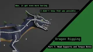 Dragon Rigging Part 7 | Head Supports and Tongue Bones | Blender Rigging Tutorial