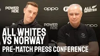 All Whites против Норвегии | Предматчевая пресс-конференция с Крисом Вудом и Дарреном Бэйзли