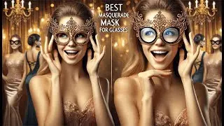 🎭 SIQUK Набор парных маскарадных масок, венецианский костюм для вечеринки | Лучшая маскарадная ма...