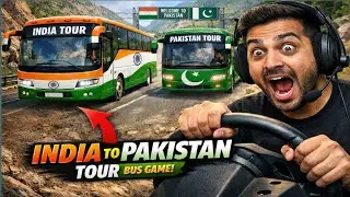 𝘾𝙧𝙤𝙨𝙨𝙞𝙣𝙜 𝘽𝙤𝙧𝙙𝙚𝙧𝙨!🇮🇳 INDIA to Pakistan Bus Adventure! Android Gameplay