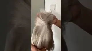 100% human gray toupee for men, custom order per your size, color, density, direction and wave.