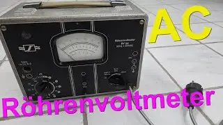 R&ouml;hrenvoltmeter AC Sennheiser RV 54 Wechselspannung messen