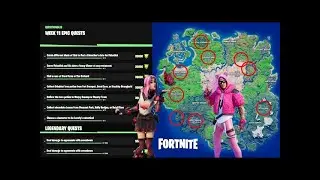 Fortnite week 11 challenges how to complete all Valentine epic legendary quests Chapter 2 Season 5