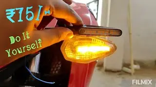 Front indicator modification on Apache 160 4v/200/ TVS Raider 125 bs6 |very easy