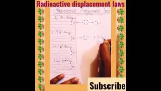 #radioactive #shorts  #displacement #laws #alpha-decay #beta-decay #gamma-decay #physics #nuclei