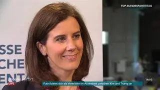 FDP-Parteitag: Katja Suding im Interview am 26.04.19