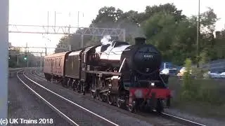 (HD) 44871 working 5V44 Carnforth Steamtown - Southall Wcr (3rd October 2018)