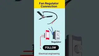 Fan regulator connection #fans #regulator #connection #transformer #electrical #electrical #shorts