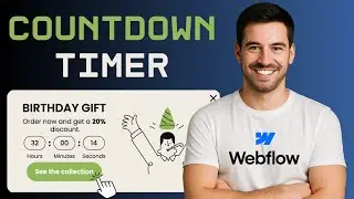 How to Add Countdown Timer in Webflow [STEP BY STEP]