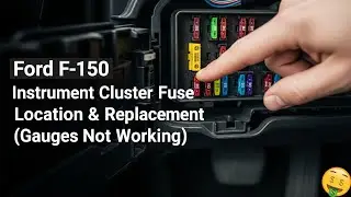 Ford F-150 Instrument Cluster Fuse Location & Replacement (Gauges Not Working)