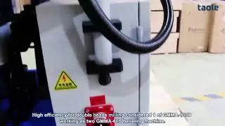 TMM-100D Efficiency steel beveling machine with double heads
