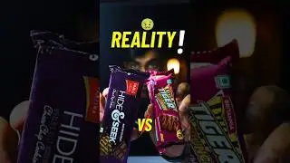 Hide & Seek VS Tiger Krunch Reality 🤢 Tiger Krunch Biscuit VS Hide & Seek Biscuit #biscuit #shorts
