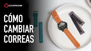 C&oacute;mo cambiar correas a reloj COROS