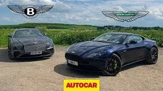 字幕付き　ベントレー・コンチネンタルGT vs アストン マーティンDB11 AMR　比較試乗　AUTOCAR JAPAN