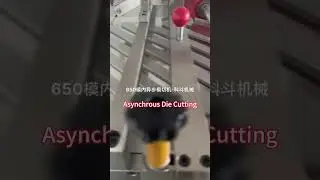 Asynchronous Die Cutting Machine for New energy Insulating Mica#machine #diecutting #newenergy
