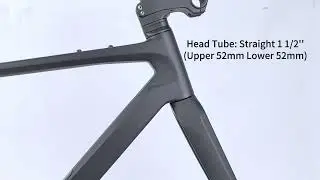 LightCarbon Gravel Frame With Micro Suspension Downtube Storage Stem